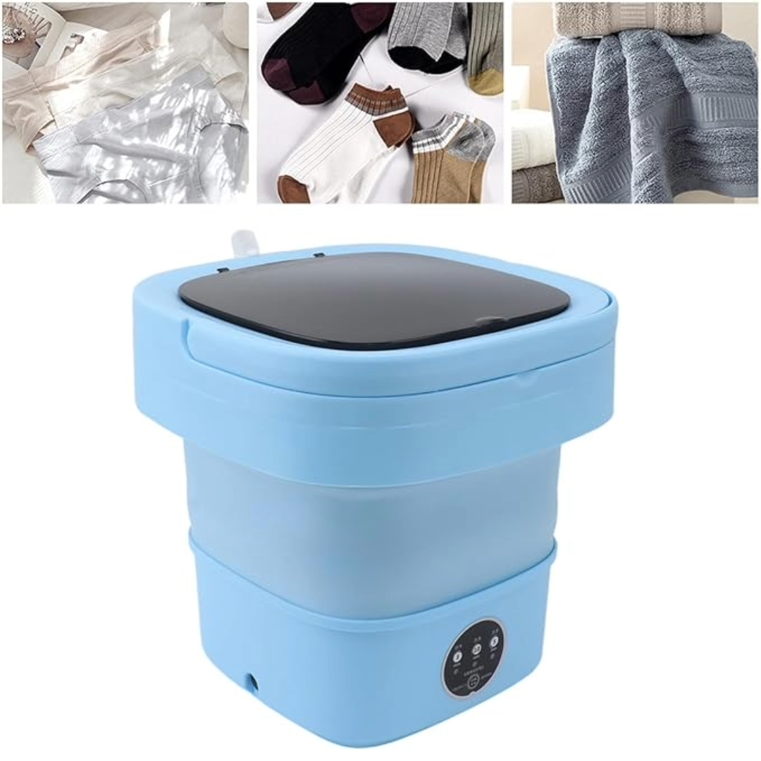 8L Foldable Washing Machine Mini Underwear Laundry Machine