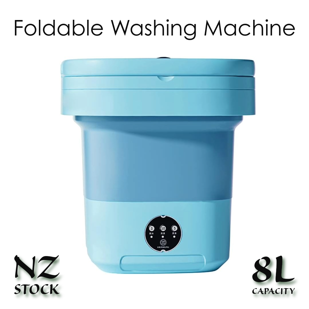 8L Foldable Washing Machine Mini Underwear Laundry Machine