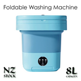 8L Foldable Washing Machine Mini Underwear Laundry Machine