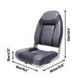 Folding Boat Seat Foldable Swivel Chairs Boat Seats Pair