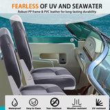 Folding Boat Seat Foldable Swivel Chairs Boat Seats Pair