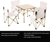 Folding Camping Table Chair Set Outdoor Dining Beach Picnic Chairs Bench
