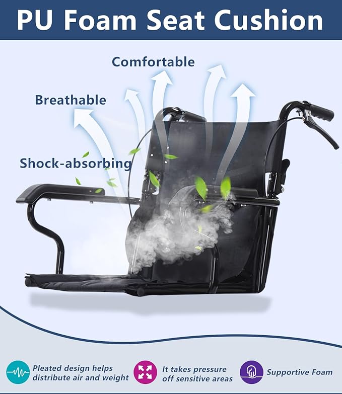Folding Wheelchair Portable Wheel Chair