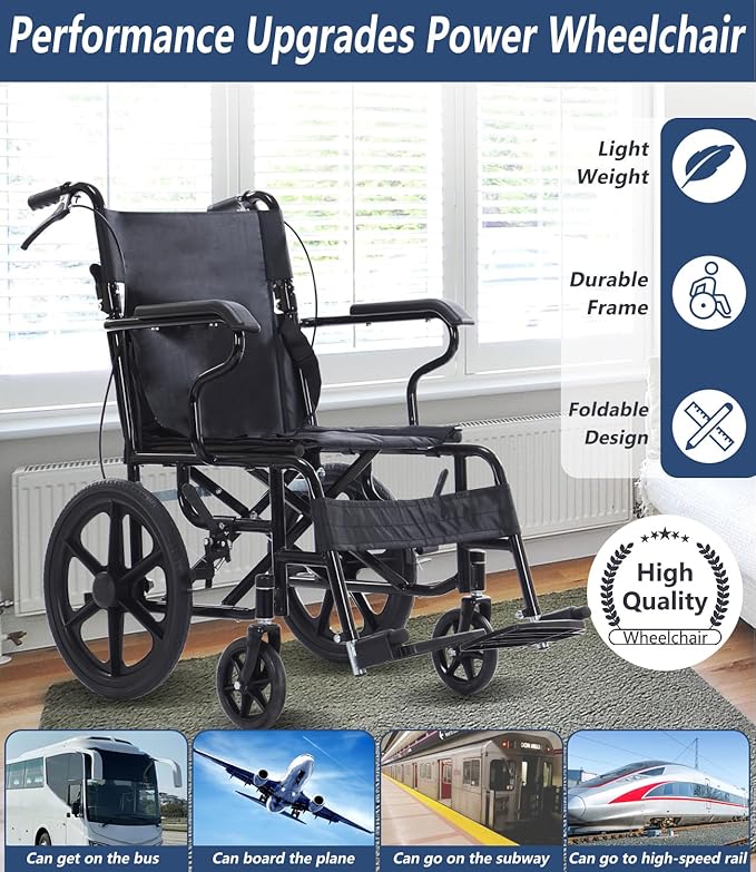 Folding Wheelchair Portable Wheel Chair
