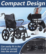Folding Wheelchair Portable Wheel Chair
