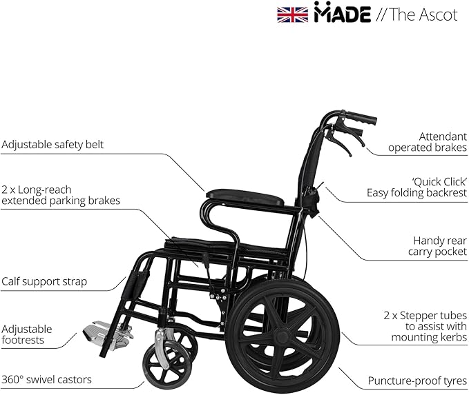 Folding Wheelchair Portable Wheel Chair