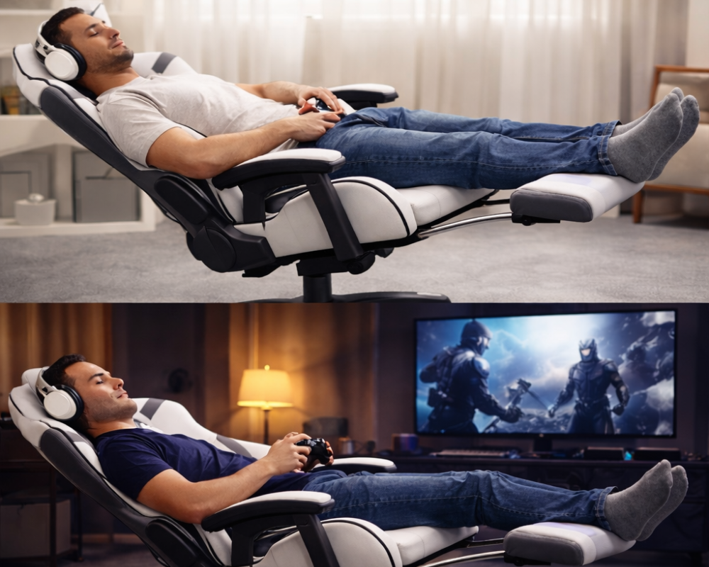 Gaming Chair Adjustable Ergonomic Rotating Task Chair