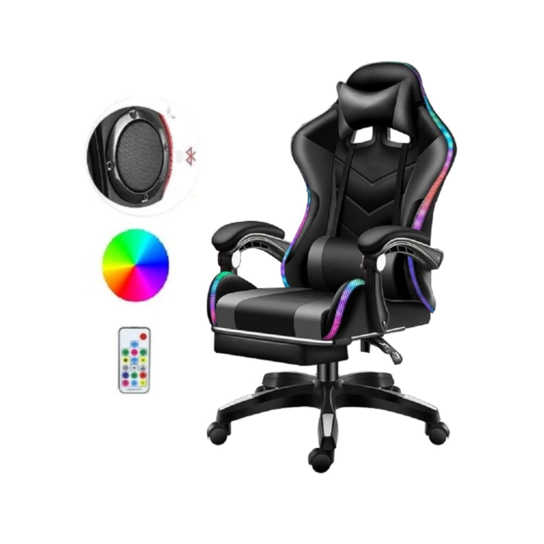 Gaming Chair With Foot Rest Racing Chair