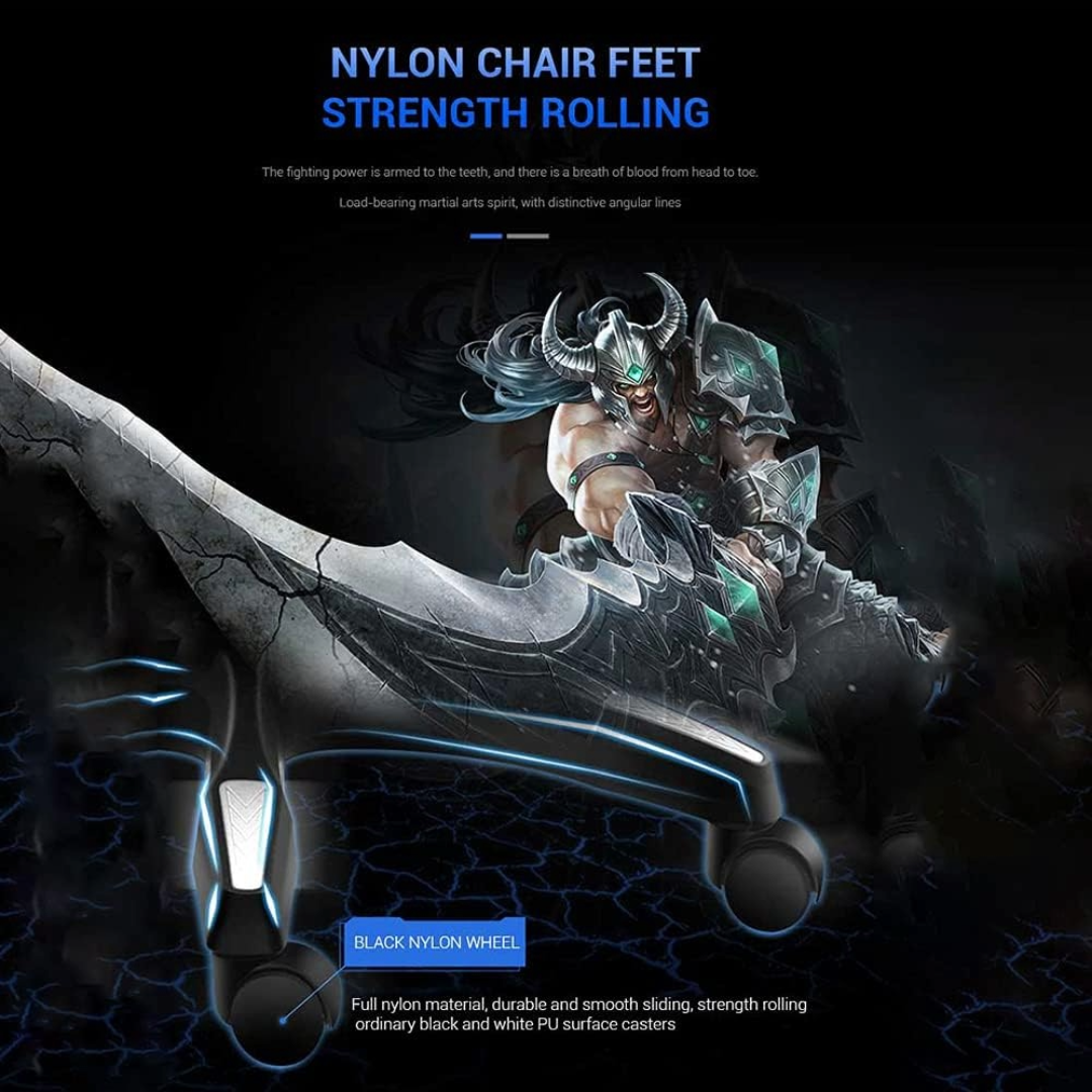 Gaming Chair with Speaker and RGB LED Purple
