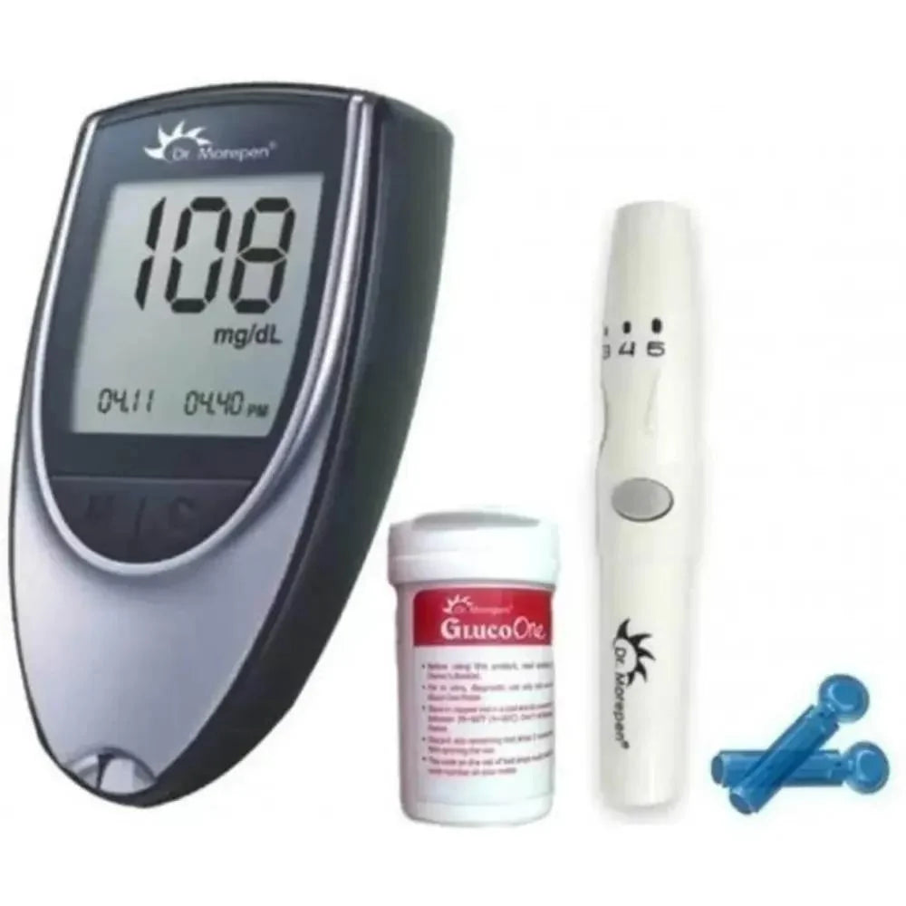 Dr. Morepen BG-03 Gluco One Glucometer Combo, 50 Strips