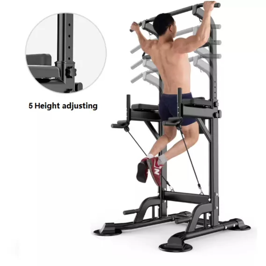 Adjustable Chin Up Pull Up Power Tower Station Workout