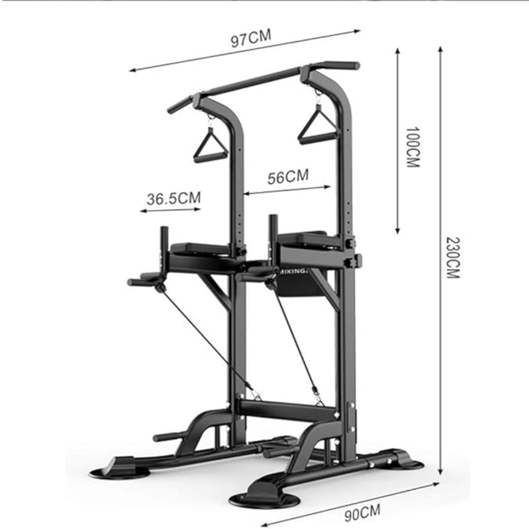 Adjustable Chin Up Pull Up Power Tower Station Workout
