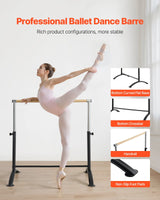 Gymnastic Bar Horizontal Ballet Barre High Bar For Home Gym Training