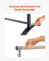 Gymnastic Bar Horizontal Ballet Barre High Bar For Home Gym Training