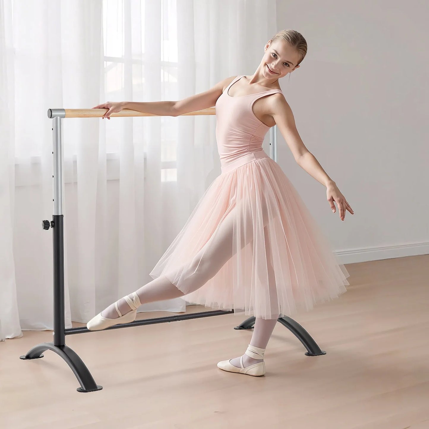 Gymnastic Bar Horizontal Ballet Barre High Bar For Home Gym Training