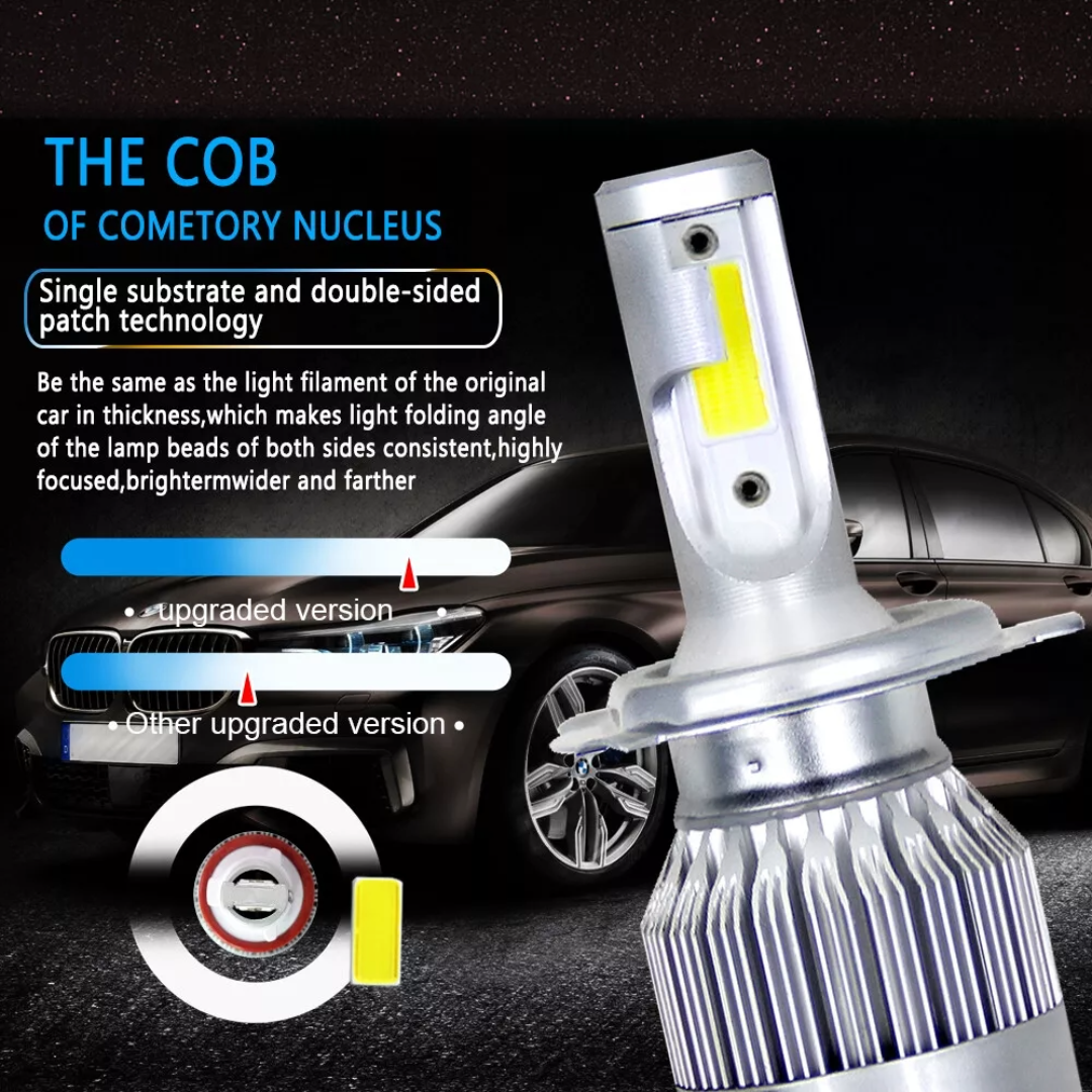 H4 9003 LED Car Headlight Bulbs