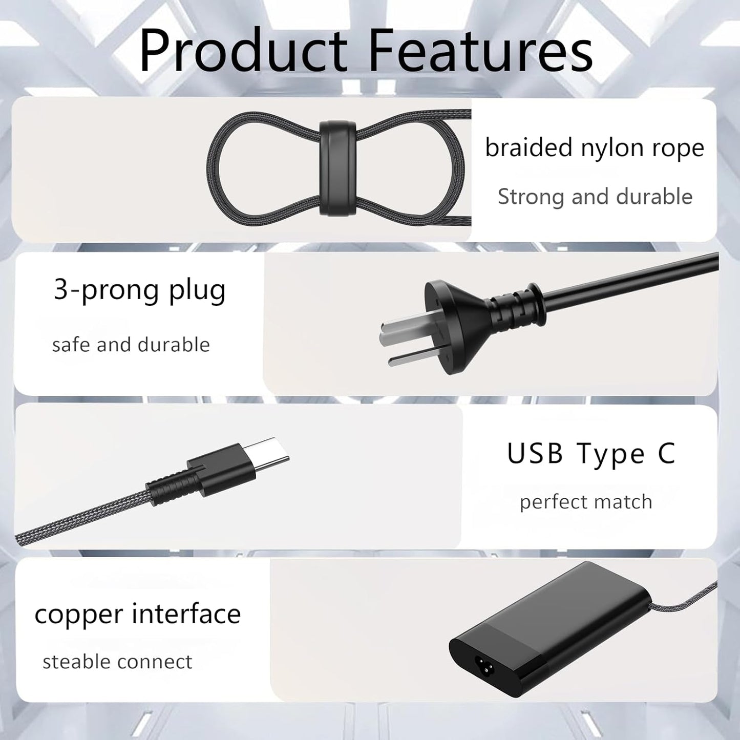 HP Laptop Charger 65W USB C