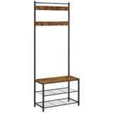 VASAGLE Coat Rack Stand Shoe Rack