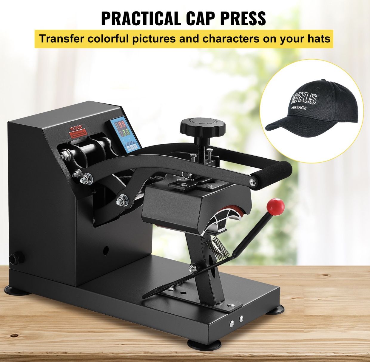 Heat Press Machine for T-Shirts For Cap Hat 550W