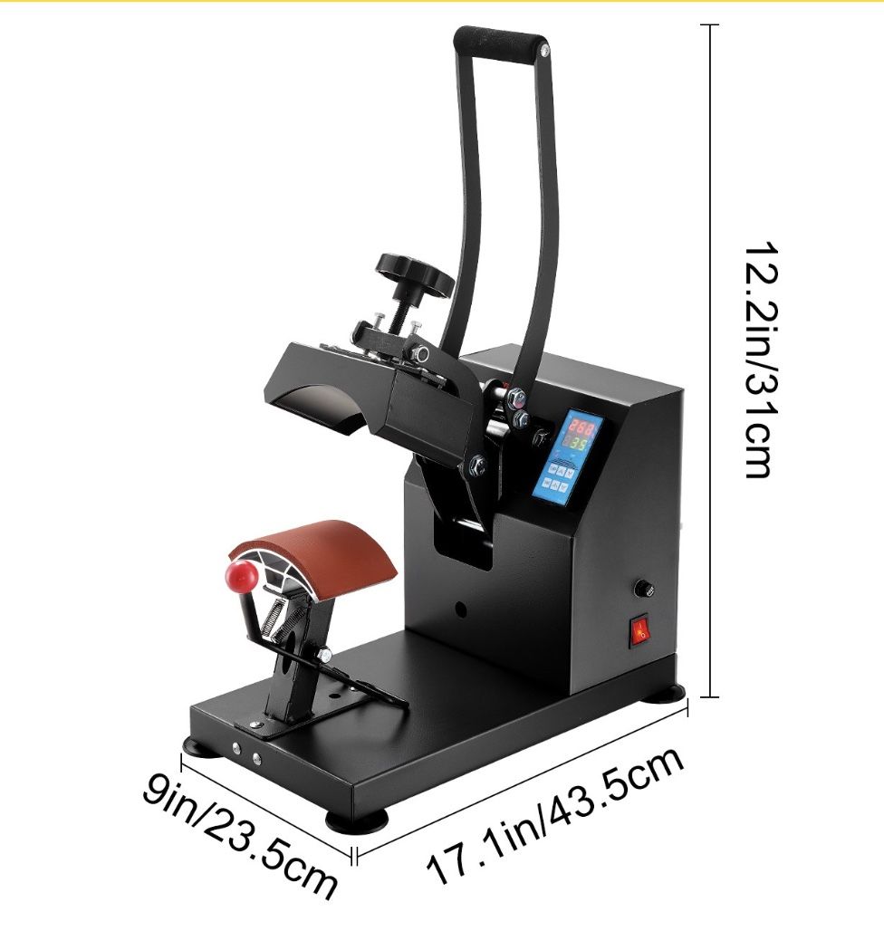 Heat Press Machine for T-Shirts For Cap Hat 550W