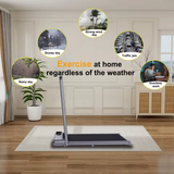 Foldable Walking Pad Treadmill Compact Flat