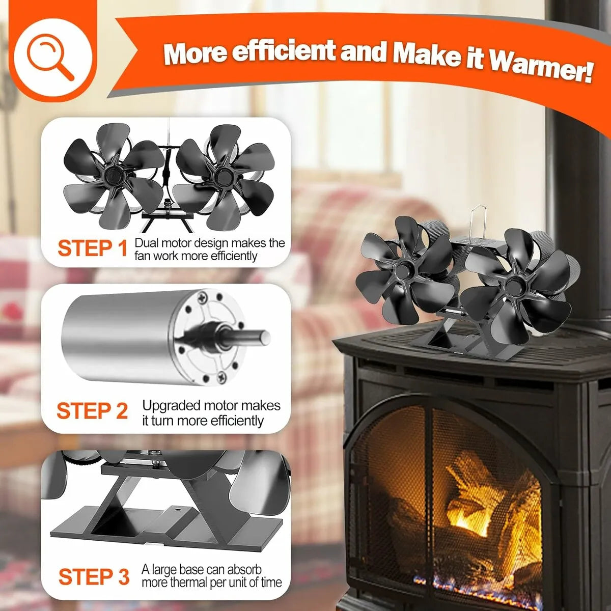 Heat Powered Stove fan