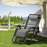 Heavy Duty Folding Zero Gravity Chair Camping Chair Reclining Beach Chair