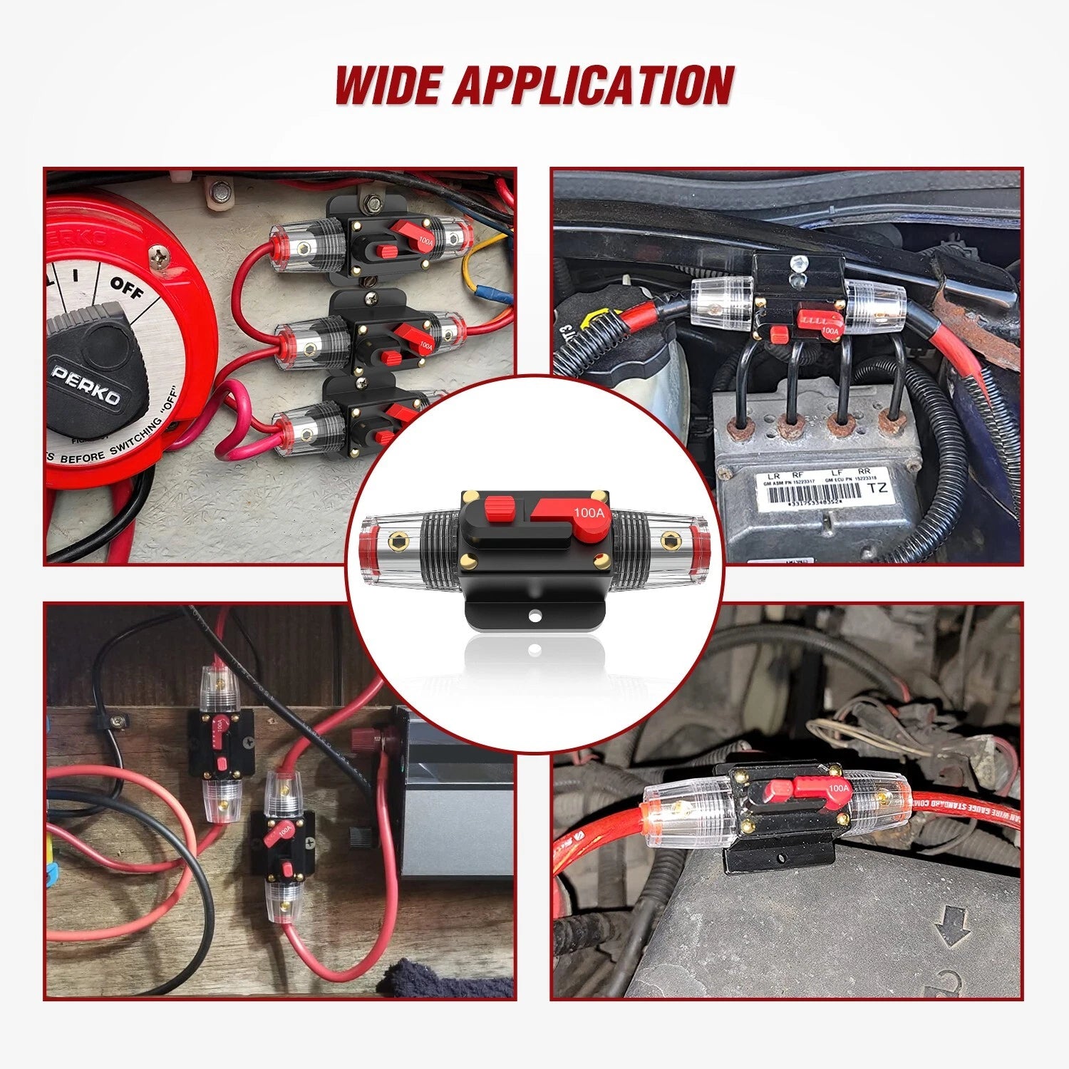Heavy Duty Inline Breaker Solar Controller 100A