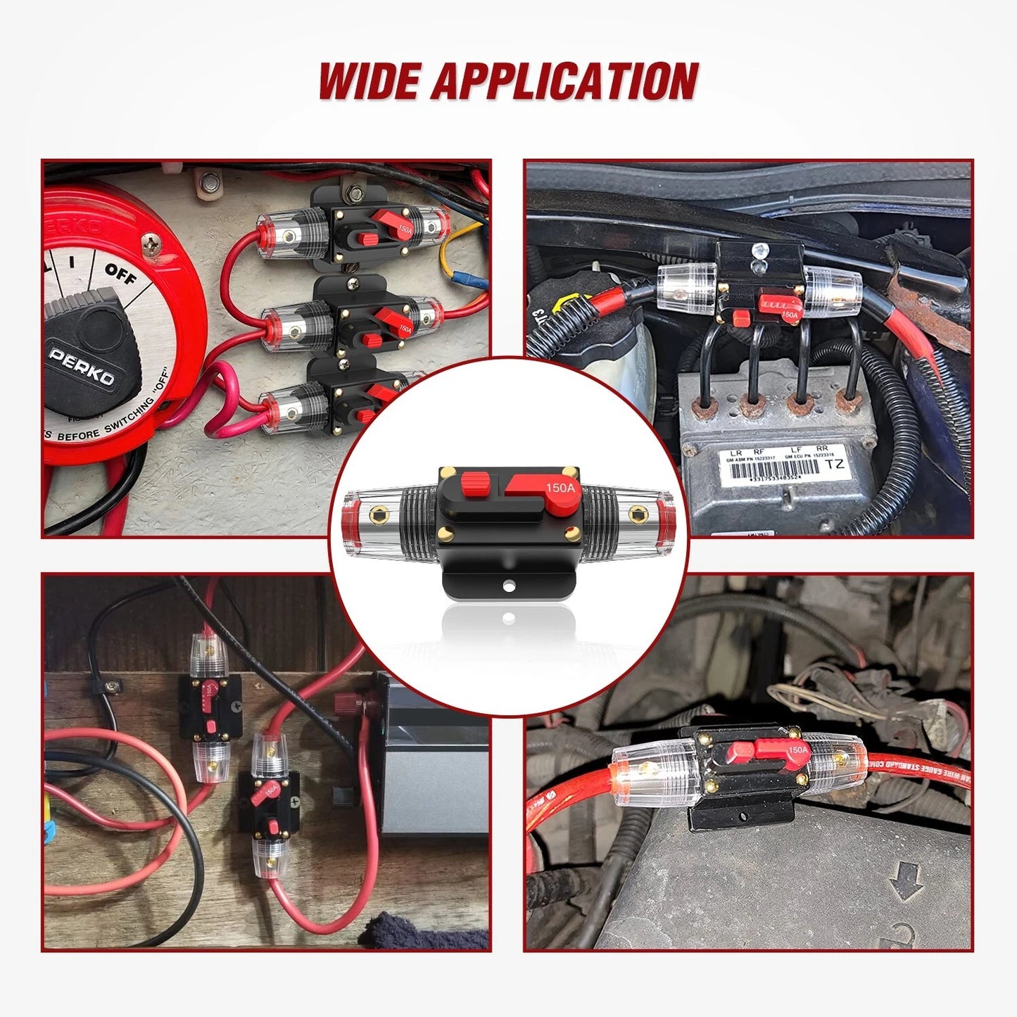 Heavy Duty Inline Breaker Solar Controller 150A