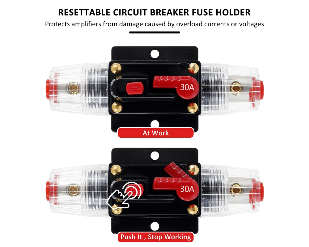 Heavy Duty Inline Breaker Solar Controller 30A
