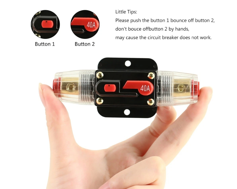 Heavy Duty Inline Breaker Solar Controller 40A