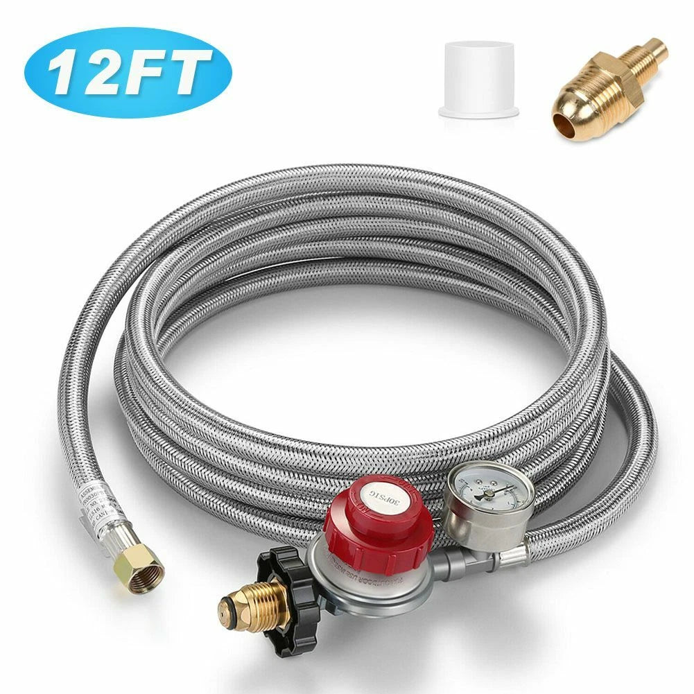 High Pressure Propane Regulator Hose 12ft