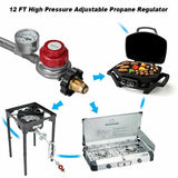 High Pressure Propane Regulator Hose 12ft