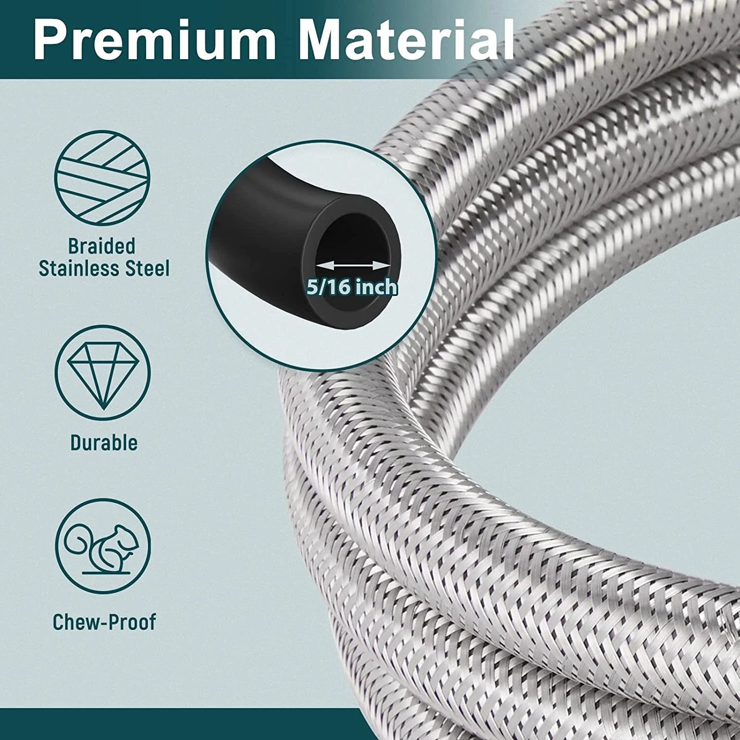 High Pressure Propane Regulator Hose 12ft