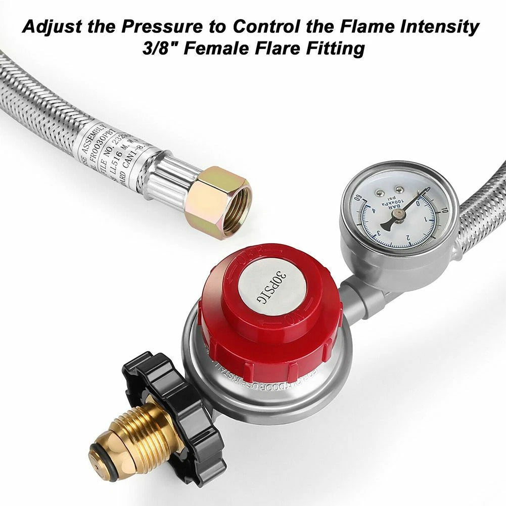 High Pressure Propane Regulator Hose 12ft