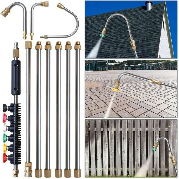 High Pressure Washer Extension Wand Set 10pcs