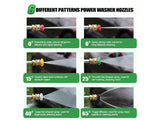 High Pressure Washer Extension Wand Set 10pcs