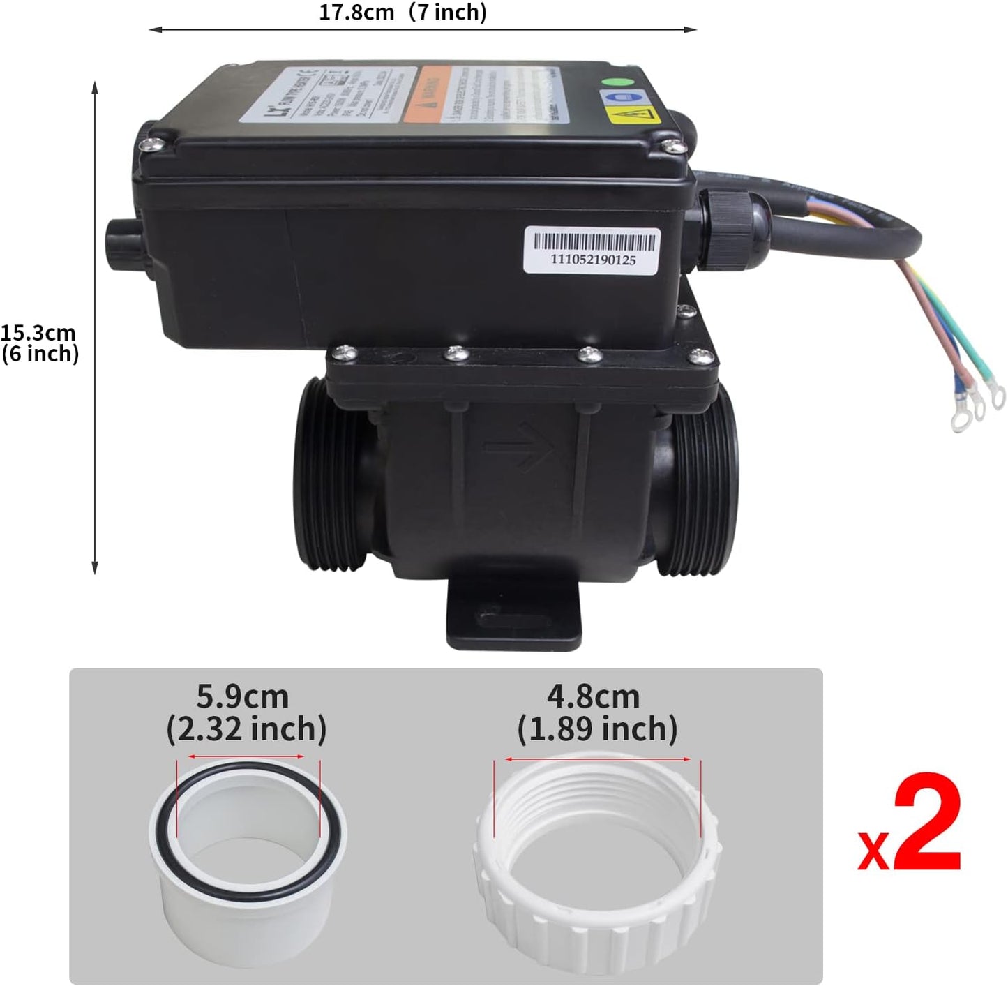 Hot Tub Thermostat with Temperature Control Spa Swimming Pool Thermostat H15- RS1
