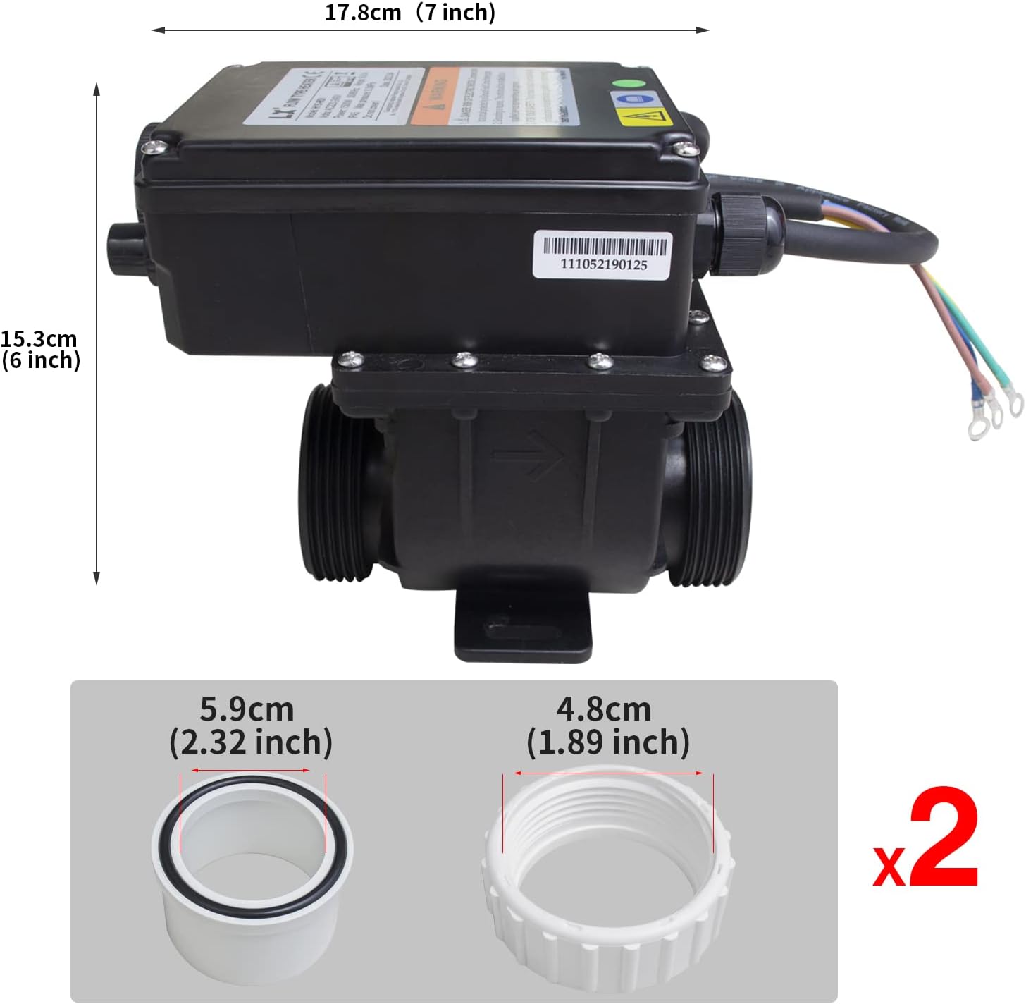 Hot Tub Thermostat with Temperature Control Spa Swimming Pool Thermostat H15- RS1