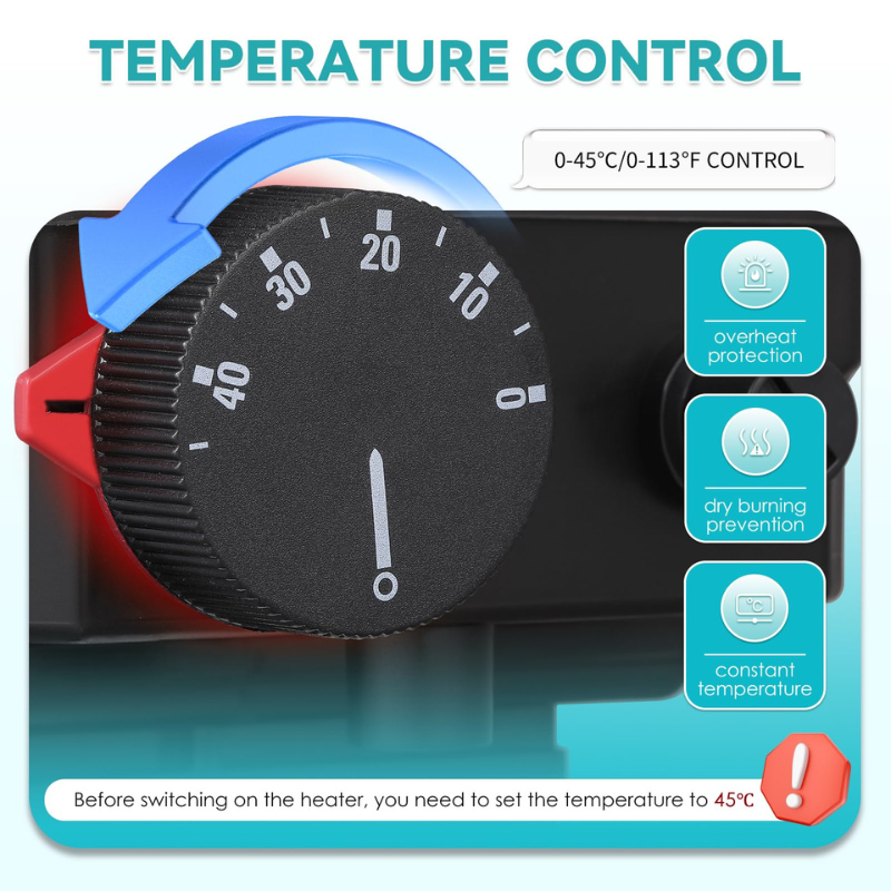 Hot Tub Thermostat with Temperature Control Spa Swimming Pool Thermostat H15- RS1