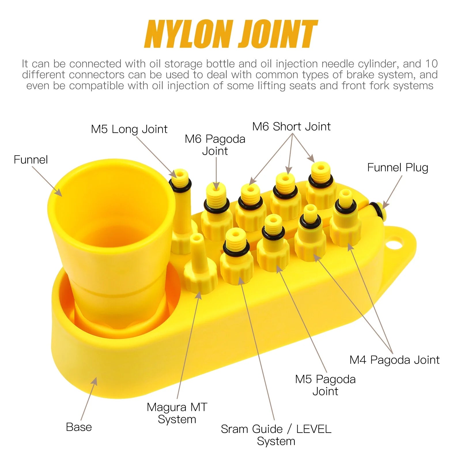 Hydraulic Disc Brake Oil Bleed Kit for Bicycle Hydraulic Repair DIY