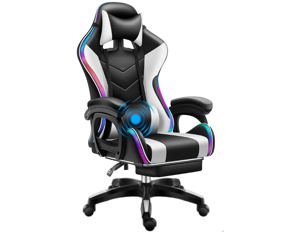 Gaming Chair with Speaker and RGB Light