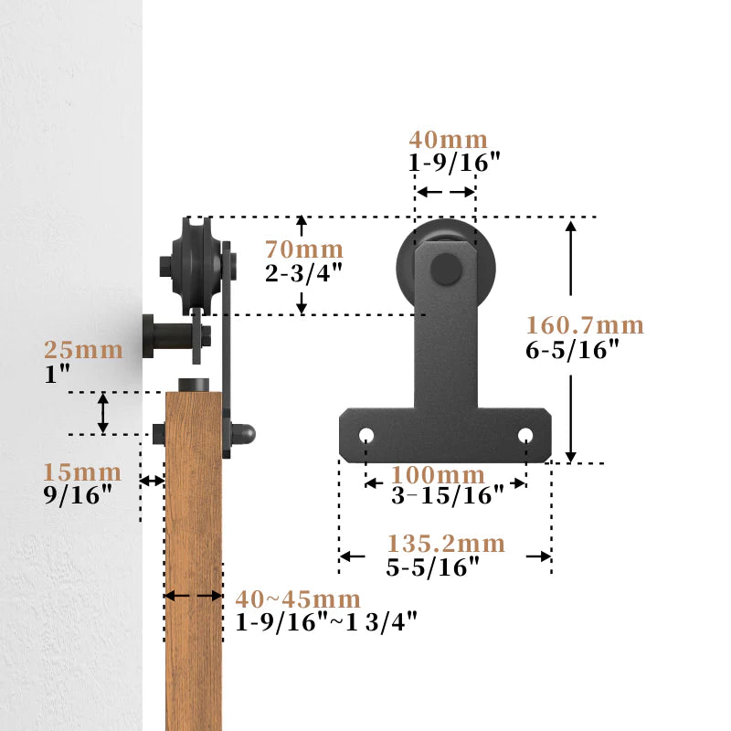 Barn Door Hardware 4M