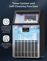 60kg Commercial Ice Cube Maker