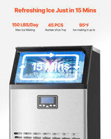 60kg Commercial Ice Cube Maker