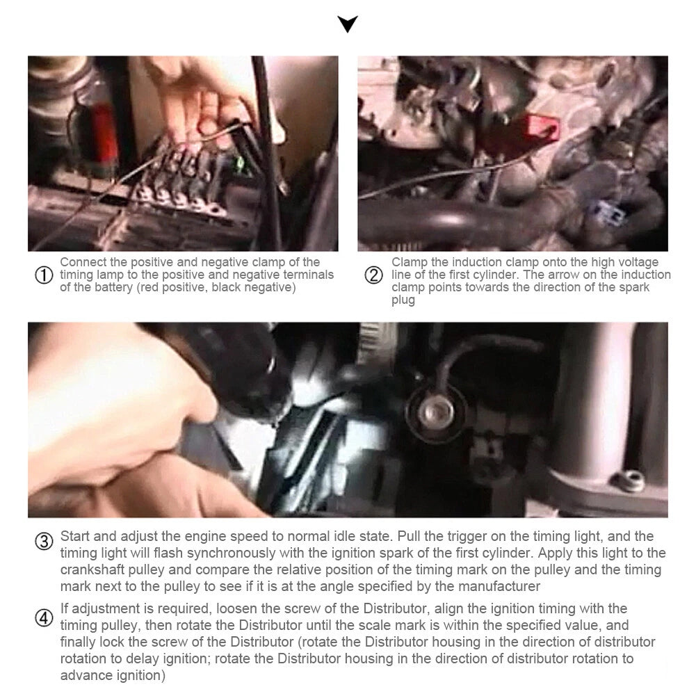 Ignition Inductive Timing Light Gun Tester