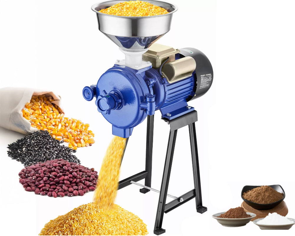 Electric Grain Mill Grinder 3000W Commercial Grain Milling Machine