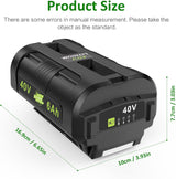 Ryobi 40V Battery 6Ah Battery Replacement Compatible