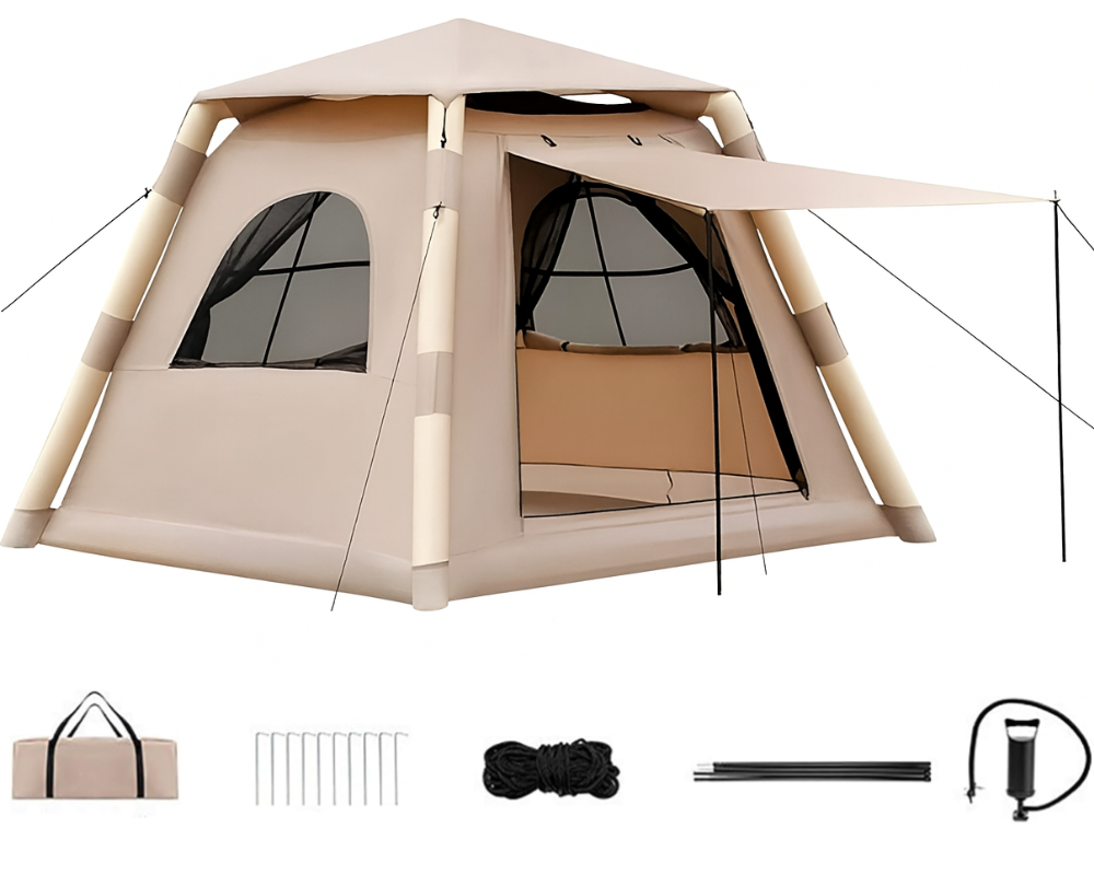 Inflatable Camping Tent with Pump