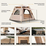 Inflatable Camping Tent with Pump